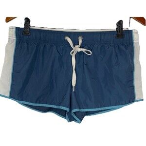 VS PINK womens Medium Blue Active Shorts Y2K 2" Inseam